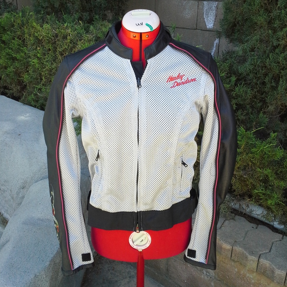 Harley Davidson convertible leather jacket - Picture 6 of 8